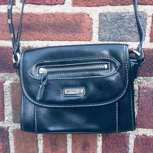 10008 black leather  bag